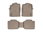 Weathertech Floorliner For 2008-2011 Toyota Tacoma 1ST & 2ND Row, Tan. Fixed Price $208.90.