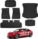 Basenor 6PCS Floor Mats For Tesla Model 3D Full Set Interior Liners 2021-2023. Fixed Price $90.24.