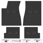 1970-1974 Dodge Challenger Custom Rubber Floor Mats Choose Color And Logo. Fixed Price $229.00.
