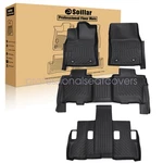 Tpe For 2023-2025 Toyota Sequoia 7/8 Passenger Floor Mats Liners All Weather 3D. Fixed Price $95.19.