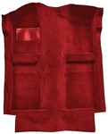1983-93 Mustang Molded Carpet Set Convertible Passenger Area; Cut Pile; Red. Fixed Price $169.99.