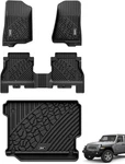 3W Floor Mats & Cargo Liner For Jeep Wrangler Jl 2018-2026 Unlimited 4-DOOR Tpe. Fixed Price $151.20.
