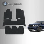 Toughpro Floor Mat +3RD Row Black For Nissan Armada 2ND No Console 2006-2015. Fixed Price $107.96.