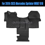 Floor Mats Liners For 2019-2025 Mercedes Sprinter 2500/3500 W907 910 Tpe Black. Fixed Price $73.99.