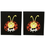 Empi 15-1098 Lady-bug Rear Floor Mats, Pair For Air-cooled Vw Beetle Baja. Fixed Price $93.95.