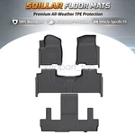Tpe Floor Mats Liner All-weather Blk For 21-25 Tahoe Yukon Escalade Bucket Seat. Fixed Price $75.99.