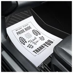 12PCS Paper Floor Mats For Cars,foldable 19.29X15.43X0.03 Inch, White. Fixed Price $9.68.