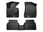 Husky Weatherbeater FRONT/2ND Row Floor Mats 3PC Fits 14-15 Hyundai Tucson Blk. Fixed Price $149.99.