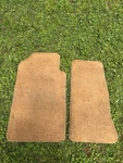 1987-1996 Dodge Dakota Floor Mats Oem Used Orange Beige Chrysler Mopar. Fixed Price $115.00.