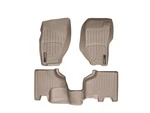 Weathertech Floorliner For 2008-2012 Jeep Liberty 1ST & 2ND Row, Tan. Fixed Price $199.90.