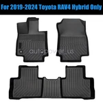 For 2019-2024 Toyota RAV4 Hybrid Only Tpe Front-rear Floor Mats Liners Set 3PCS. Fixed Price $65.19.