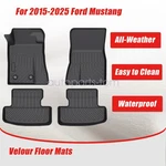 Tpe Front & Rear Floor Mats Liner Set 4 2015-2025 Ford Mustang Waterproof. Fixed Price $68.39.