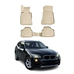 Omac Floor Mats Liner For Bmw X1 E84 2010-2015 Rubber Tpe Beige 4PCS. Fixed Price $79.99.