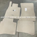 Mercedes Benz New Beige Carpeted Floor Mat W222 S-class Set Oe 22268069028S84. Fixed Price $267.97.