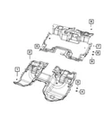 Genuine Mopar 6VV091X7AA Rear Floor Carpet Fits 2019-2024 Ram 1500. Fixed Price $550.00.