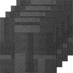 Uimoso Carpet Tile Floor 24PCS Squares W/padding Attached 20"X 20"MIXED Gray. Fixed Price $118.99.