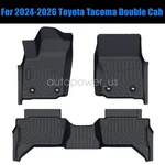 For 2024-2026 Toyota Tacoma Double Cab Tpe All-weather Floor Mats Liners 3PCS. Fixed Price $65.19.