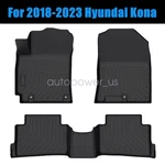 For 2018-2023 Hyundai Kona Tpe All-weather Front & Rear Floor Mats Liners Black. Fixed Price $65.49.