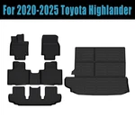 For 2020-2025 Toyota Highlander Tpe Floor Mats/trunk Cargo Liner Anti-slip New. Fixed Price $80.79.