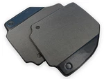 Gray Floor Mats For Ferrari F8 Tributo With Carbon Leather Tailored Carpets. Fixed Price $499.00.