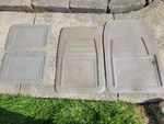 1988-1998 Accessory Chevy Gmc C/k 1500 2500 Front/rear Floor Mat Set Gray. Fixed Price $174.99.