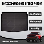 2021-2025 Ford Bronco 4-DOOR Tpe Trunk Cargo Liner Floor Mat All-weather. Fixed Price $43.99.