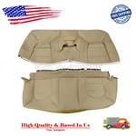 Rear Bench Top & Bottom Leather Seat Covers Tan 1999 2000 Ford F350 Lariat. Fixed Price $154.62.