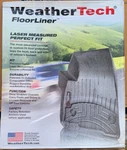 Weathertech 444402 Floorliner For Hyundai Santa Fe Sport 13-18 2ND Row Black Sc. Fixed Price $64.99.