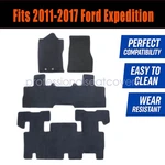 Front & Rear Floor Mats Carpet Waterproof Velour 2011-2017 Ford Expedition. Fixed Price $56.19.