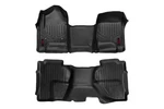 Rough Country Heavy Duty Floor Mats Front/rear W/center 14-19 Silverado/sierra. Fixed Price $153.23.