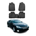 For Lexus ES350 2007-2012 Omac 9992444 Classic 1ST & 2ND Row Black Floor Mat Set. Fixed Price $84.99.