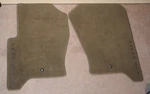 Beautiful Piece Land Rover Logo Floor Mats, Complete Set Nutmeg, 300269-941. Fixed Price $200.00.