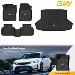 3W Floor Mats Liners Trunk For 2022-2025 Honda Civic Sedan All Weather Black. Fixed Price $179.99.