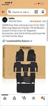 Floor Mats And Cargo Liner Fit For 2022-2025 Jeep Wagoneer 8 Seater,. Fixed Price $79.99.