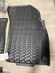 New Rare Audi Q7 All-weather Rubber Genuine Floor Mats Complete Blackout. Fixed Price $249.99.