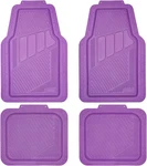 Car Grand Heavy Duty Rubber Floor 4 Pcs Set Universal Purple. Fixed Price $56.99.