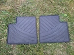 Genuine 06-11 Mercedes ML350 Oem Black All Weather Rear Rubber Floor Mats Liners. Fixed Price $59.50.