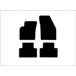 Custom Fit Carpet Floor Mats For Volvo V50 S40. Fixed Price $99.45.