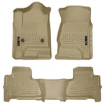 Husky Liners Tan Weatherbeater 1ST & 2ND Row Floor Mats For 15-20 Tahoe Yukon. Fixed Price $149.99.