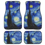Starry Night Floor Mats Carpet For Sedan Suv Truck, Front & Rear Seat Rug.... Fixed Price $101.98.