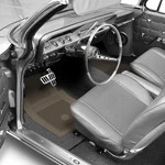 For Chevy K10 75-77 Oer FP72017 1ST Row Fawn Rubber Floor Mats Bowtie Logo. Fixed Price $255.01.