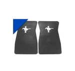 Scott Drake Embroidered Carpet Floor Mats Bright Blue For 1964-1968 Mustang. Fixed Price $288.95.