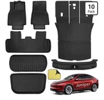 Floor Mats For 2025 2026 Tesla Model Y Juniper, 8PCS All Weather Full Set Cargo. Fixed Price $100.00.