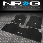 Nrg Front+rear Fiber Floor Mat/carpet+logo For 06-11 Honda Civic 4DR Sedan Fa/fd. Fixed Price $64.00.