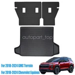 Backrest Mats Trunk Cargo Liner For 2018-2024 Chevy Equinox /gmc Terrain Tpe 3X. Fixed Price $48.59.
