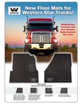 Western Star Truck Oem Rubber Floor Mats W/logo & Heel Fits 47X 49X 57X Models. Fixed Price $214.45.