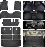 Tpe Floor Mats And Cargo Liner Set For 2025 Nissan Armada 8-PASSENGER Only. Fixed Price $80.00.
