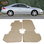 Fits 03-07 Honda Accord Floor Mats Carpet Front & Rear Beige 4PC Nylon. Fixed Price $46.99.