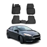 Omac Floor Mats Liner Ford Focus 2012-2018 Black Tpe All-weather. Fixed Price $79.99.