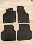 Volkswagen Vw Front & Rear Floor Foot Mats Black 2010-2017 Jetta 5C7863011EUN. Fixed Price $50.00.